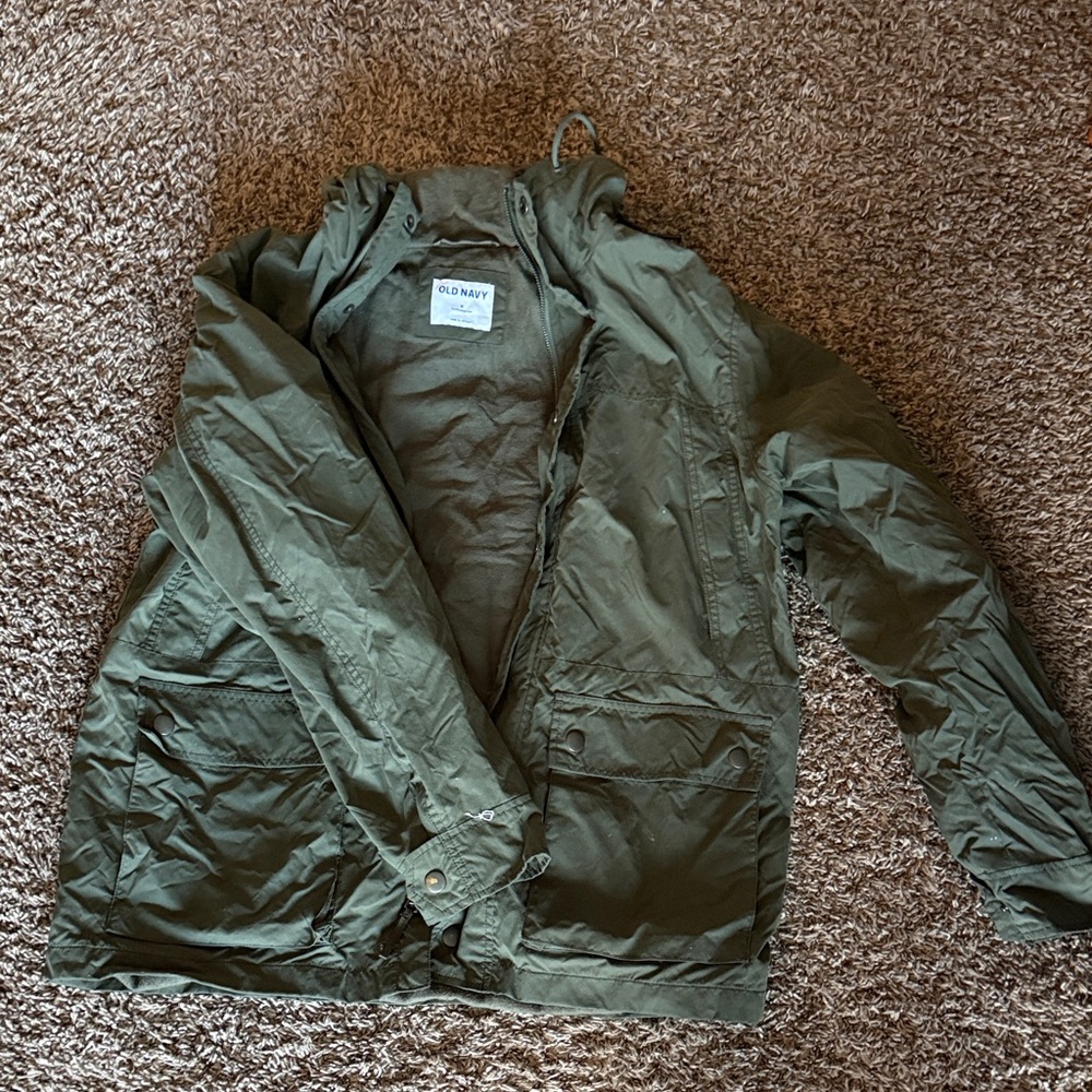 Old Navy Men's Olive Field Jacket